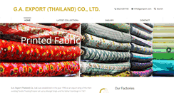 Desktop Screenshot of gaexport.com